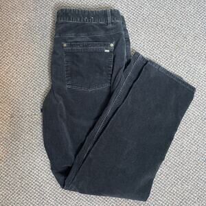 Mountain Khakis Womens Corduroy Pants Size 16 Reg Black